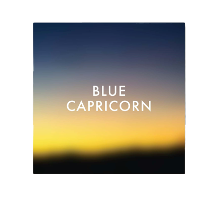 Blue Capricorn Sticker